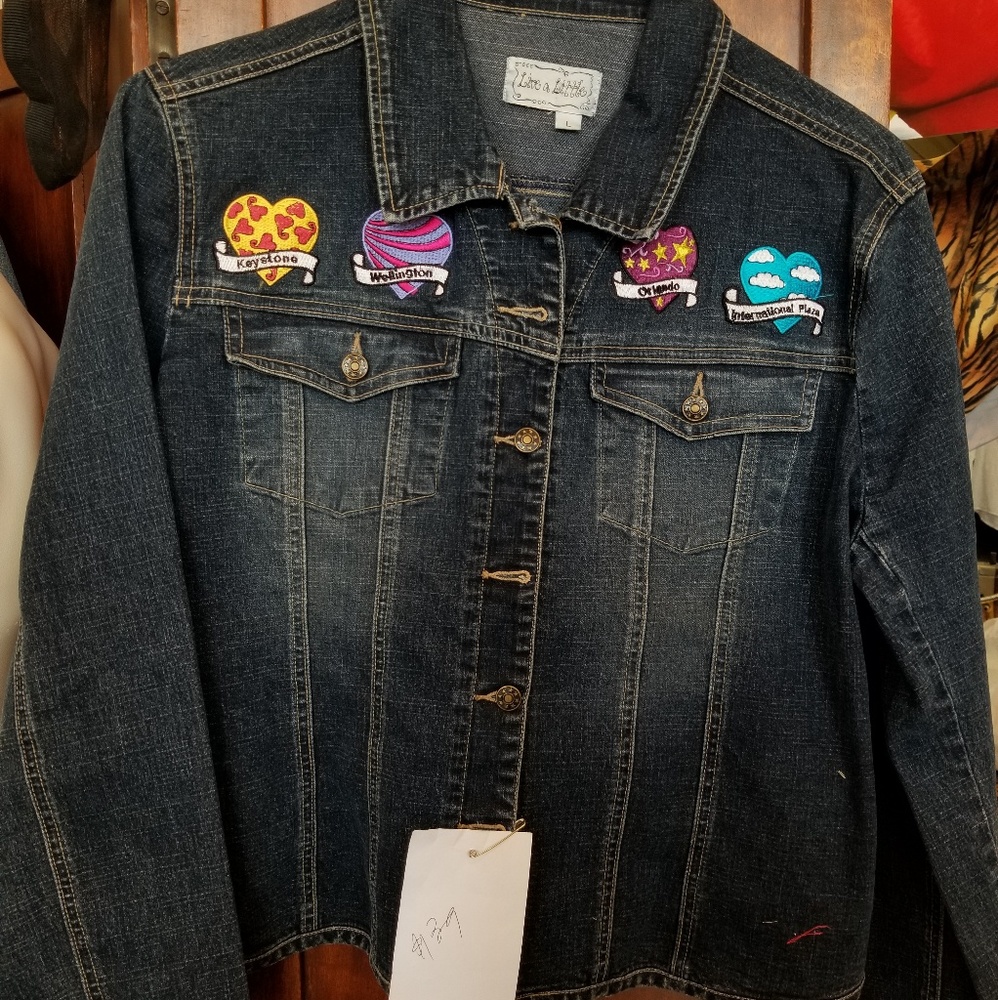 Denim design jacket